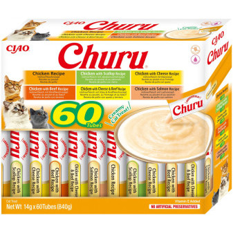 Churu cat masové pyré mix - kuře 840g (BAL.)