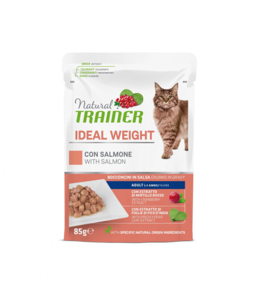 Kapsička Trainer Natural CAT SP. IDEAL WEIGHT losos  85g