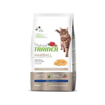 TRAINER Natural Cat HAIRBALL kuřecí 1,5kg