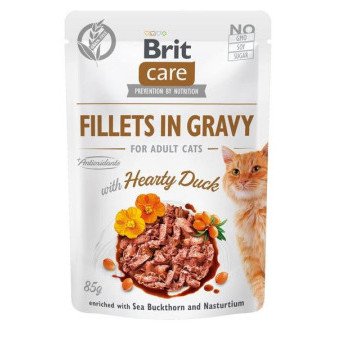 Brit Care Cat Fillets in Gravy Duck 85g