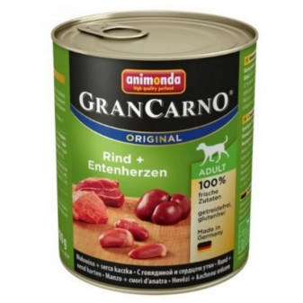 Animonda GranCarno Adult hovězí+kachní srdce 800g