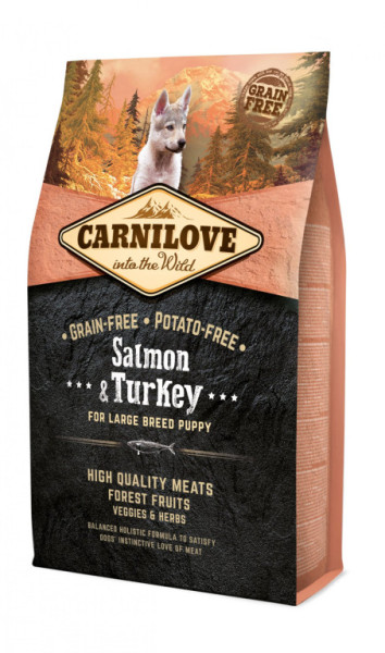 Carnilove Salmon & Turkey for LB Puppy 12kg