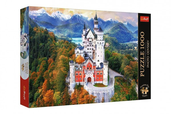 Puzzle Premium Plus - Photo Odyssey:Zámek Neuschwanstein,Německo 1000 dílků 68,3x48cm v krab 40x