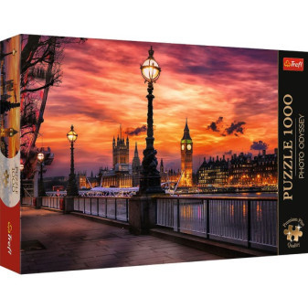 Puzzle Premium Plus - Photo Odyssey:  Big Ben, Londýn 1000 dílků 68,3x48cm v krabici 40x27x6cm