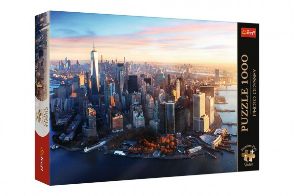 Puzzle Premium Plus - Photo Odyssey: Manhattan, New York 1000 dílků 68,3x48cm v krabici 40x27x6c