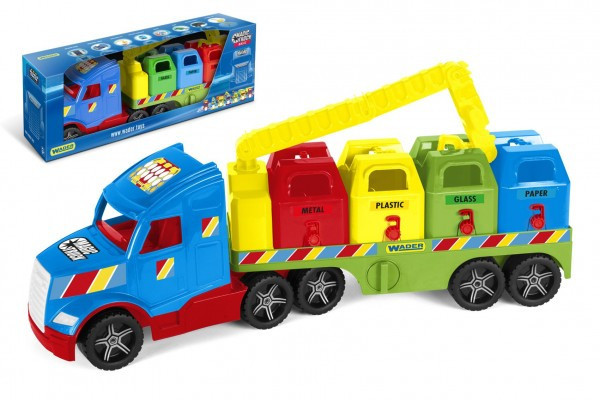 Auto Magic Truck popeláři plast 75cm v krabici 79x28x20cm