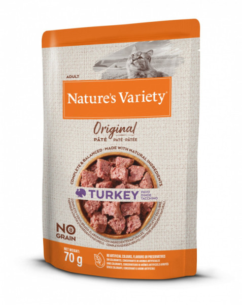 Kapsička Nature´s variety original pro kočky s krůtou 70g