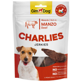 GIMDOG Charlies Jerkies hovězí 70g