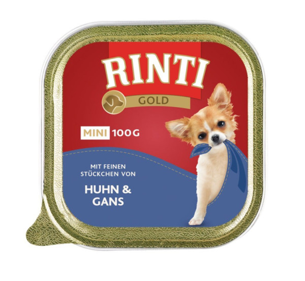 Paštika RINTI GOLD Mini kuře+husa 100g