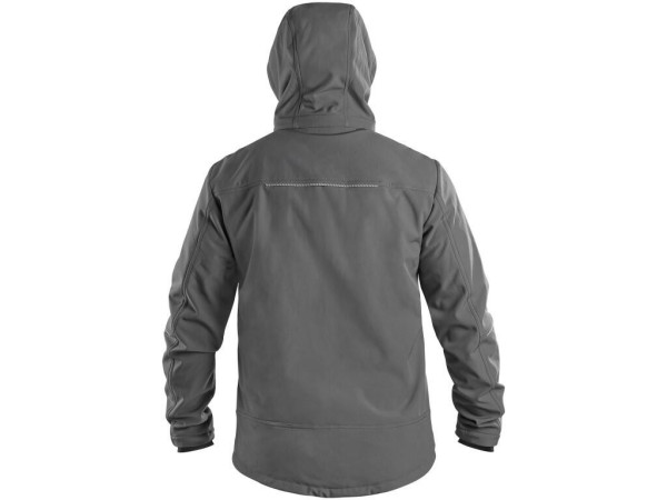 Bunda CXS STRETCH, pánská, softshell, šedá, vel. 2XL