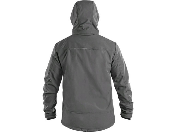 Bunda CXS STRETCH, pánská, softshell, šedá, vel. 2XL