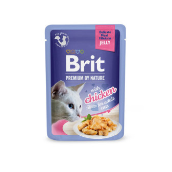 Brit Premium Cat Delicate Fillets in Jelly with Chicken 85 g