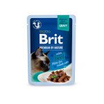 Kapsička Brit Premium Cat Delicate Fillets in Gravy with Beef 85g