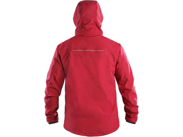 Bunda CXS STRETCH, pánská, softshell, červená, vel. 2XL