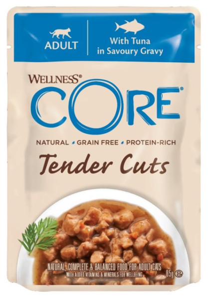 Kapsička Wellness Core Cat Tender tuňák v omáčce 85g