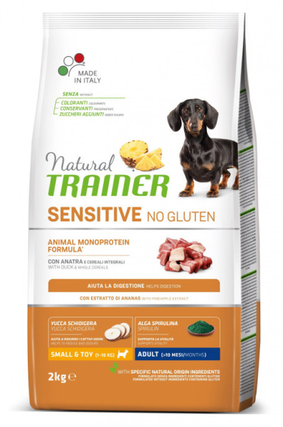 Trainer Natural Sensitive No gluten Adult Mini kachna 2kg