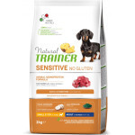 Trainer Natural Sensitive No gluten Adult Mini jehněčí 2kg