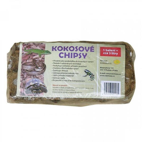 Robimaus kokosové chipsy lisované 3l