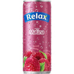 Relax limonáda plech, Malina, 330ml