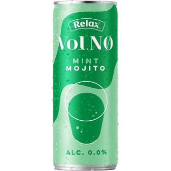 Relax VOL. NO plech, Mint-Mojito, 330ml