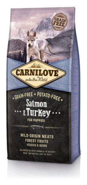 Carnilove Salmon & Turkey for Puppy 12kg