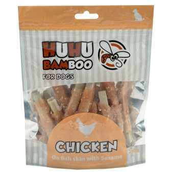 Huhubamboo kureci kousky se sezamem 250g[%nl%]Exp.: 11/2024