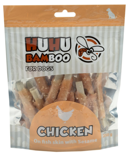 Huhubamboo kureci kousky se sezamem 250g[%nl%]Exp.: 11/2024