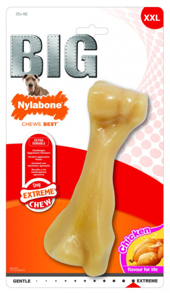 Nylabone hračka Extreme kost příchuť kuře XXL