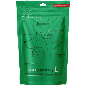 Curepoint CBD pamlsek Dental Care L 100g