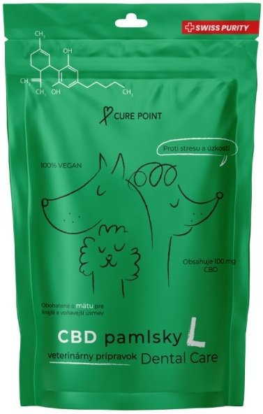 Curepoint CBD pamlsek Dental Care L 100g