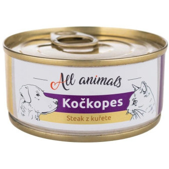 Kočkopes STEAK z kuřete 100g