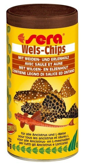 Sera speciální krmivo pro krunýřovité sumečky Wels-Chips 250ml Nature