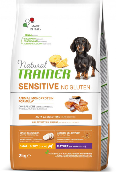 Trainer Natural Sensitive No gluten Maturity Mini losos 2kg