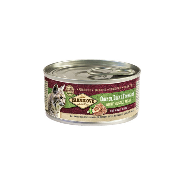 Konzerva Carnilove WMM Adult Cats Chicken,Duck,Pheasant 100g