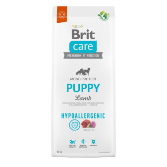 Brit Care Dog Hypoallergenic Puppy - lamb and rice, 12kg EXP 06/25