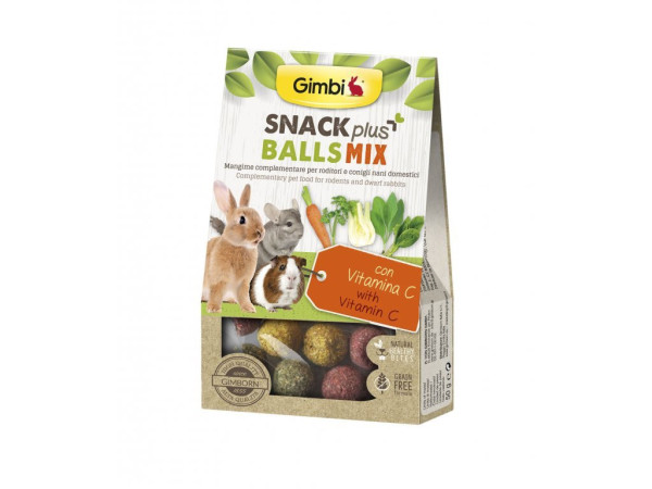 GIMBI Snack Plus kulicky MIX 50g