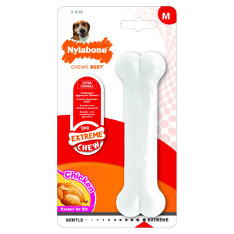 Nylabone hračka Extreme kost příchuť kuře M