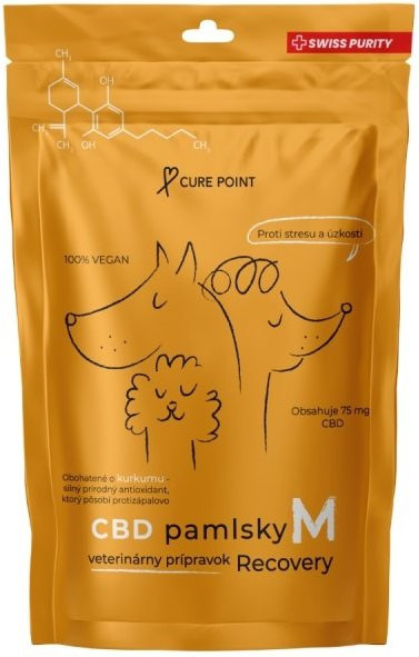 Curepoint CBD pamlsek Recovery M 100g