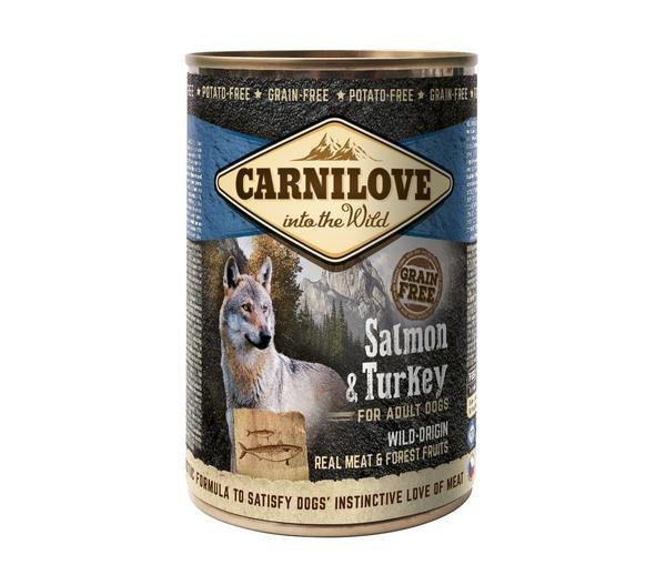 Konzerva Carnilove Wild Meat Salmon&Turkey 400g