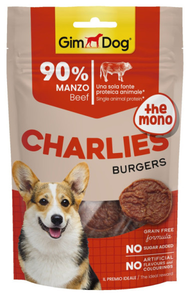 GIMDOG Charlies Burger hovězí 70g