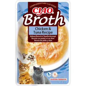 Kapsička Churu Cat Broth - kuře, tuňák 40g