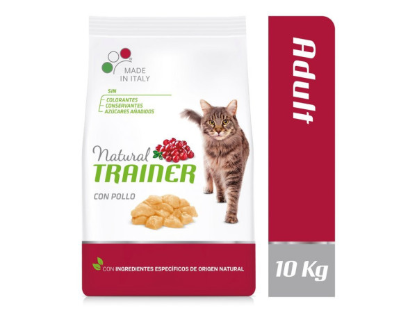 TRAINER Natural Cat Adult kuřecí 10kg