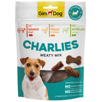 GIMDOG Charlies Meaty Mix hovězí, kuřecí, jehněčí 70g