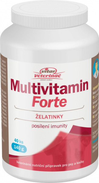 VITAR Veterinae Multivitamin Forte  želé 40ks