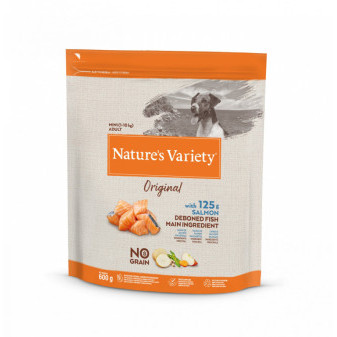 Nature´s variety original pro malé psy s lososem  600g