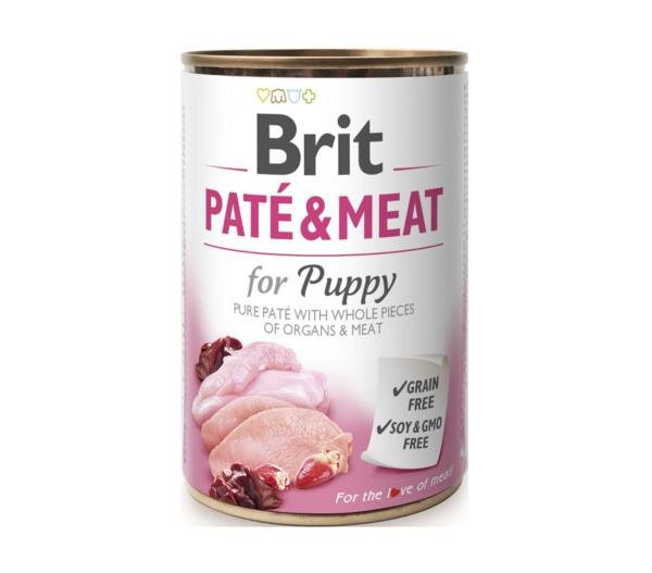 Konzerva Brit Pate & Meat Puppy 400g