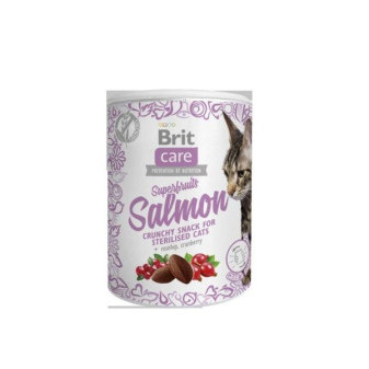 Brit Care Cat Snack Superfruits Salmon  100g