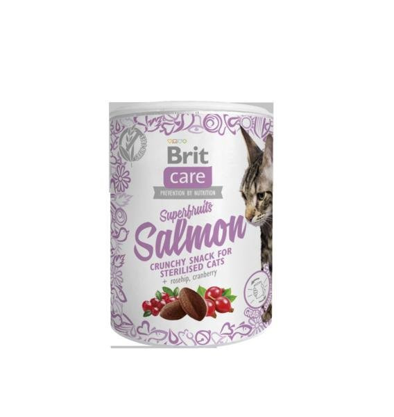 Brit Care Cat Snack Superfruits Salmon  100g