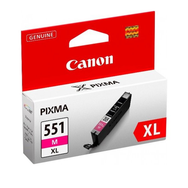 Canon CLI-551 XL M originální cartridge magenta pro Pixma iP7250, MG5450, MG6350 velká