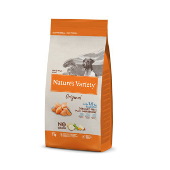 Nature´s variety original pro malé psy s lososem 7kg